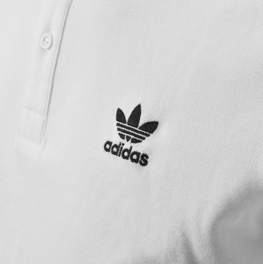 Alternative Image for Productadidas Originals Tipped Polo T Shirt White3